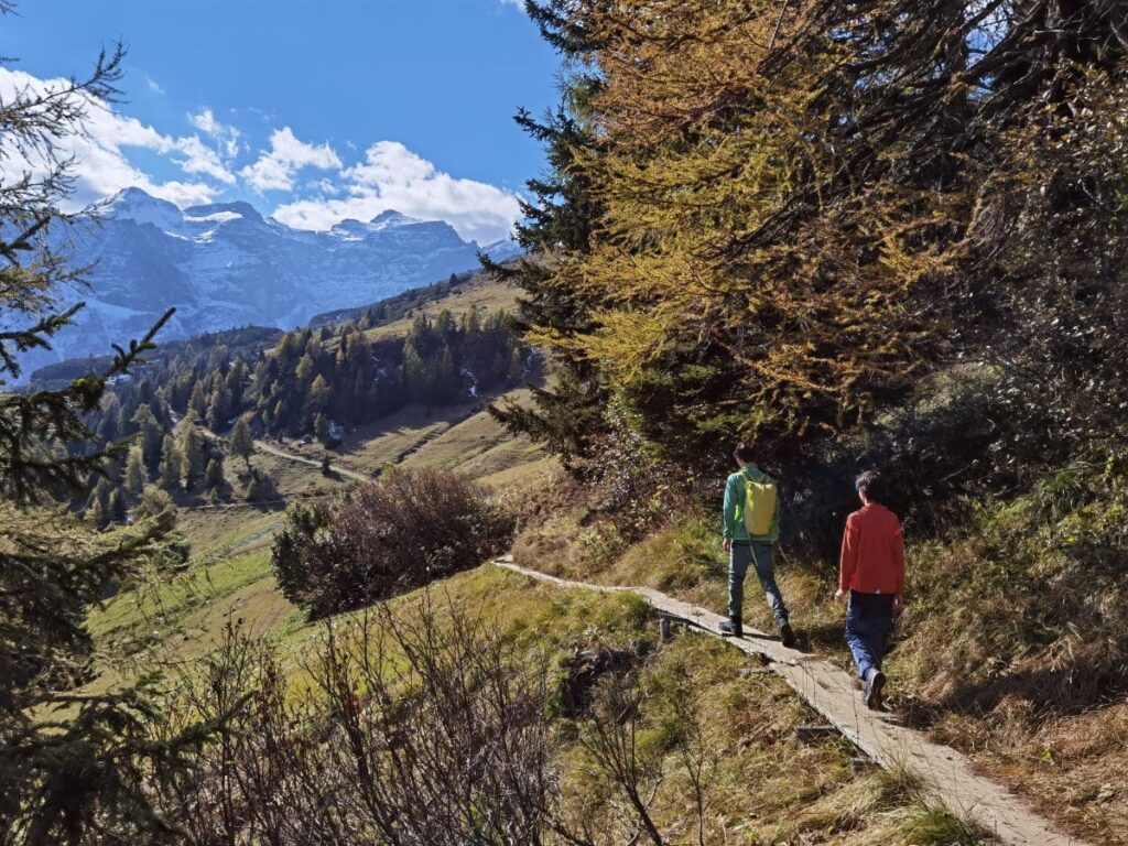 Schöne Herbstwanderung: Vom Lichtsee zur Kastenalm