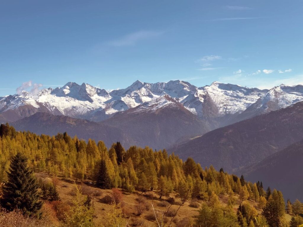 Zum Lichtsee wandern in Obernberg am Brenner - mit Blick auf den Olperer in den Zillertaler Alpen