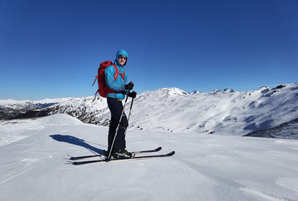 Obernberger See Skitour - mit Sonne und Fernblick