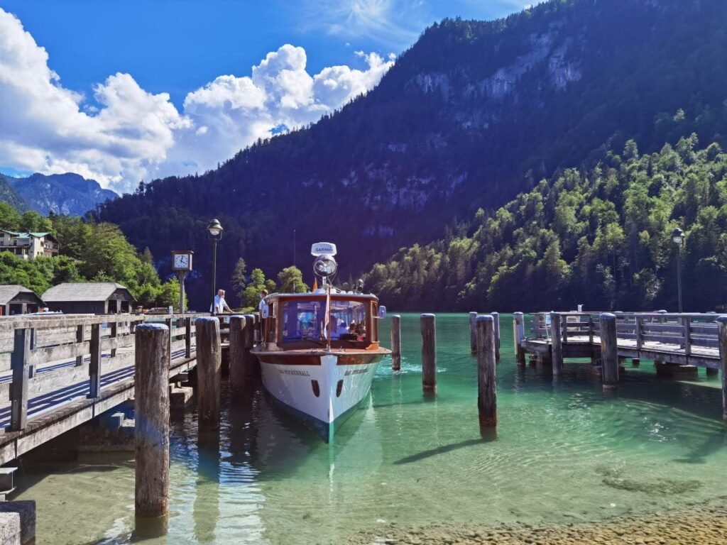 Bergsee Bayern am Rande des Nationalparks Berchtesgaden: Der Königssee