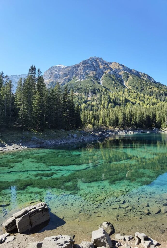 Meine persönlichen Bergsee Tipps für Deutschland und Österreich - hier der glasklare Obernberger See